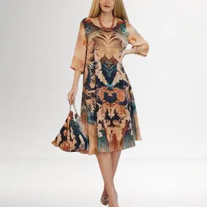 Amber Wave - Georgette Fabric